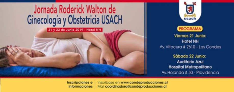  Jornada Roderick Walton de  Ginecología y Obstetricia USACH