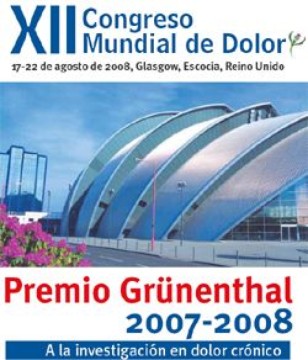  Premio Grünenthal 2007-2008 a la Investigación en Dolor Crónico
