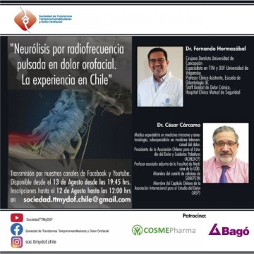  “Neurólisis por radiofrecuencia pulsada en dolor orofacial. La experiencia en Chile”