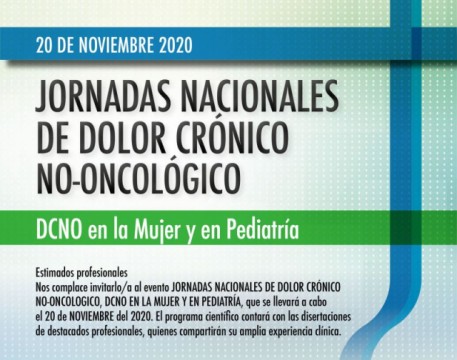  Jornadas Nacionales ACHED-CP de Dolor Crónico no Oncológico 