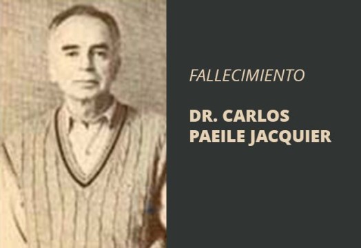  Ha fallecido el Dr. Carlos Paeile Jacquier, pionero del estudio del dolor en Chile y fundador de ACHED-CP 