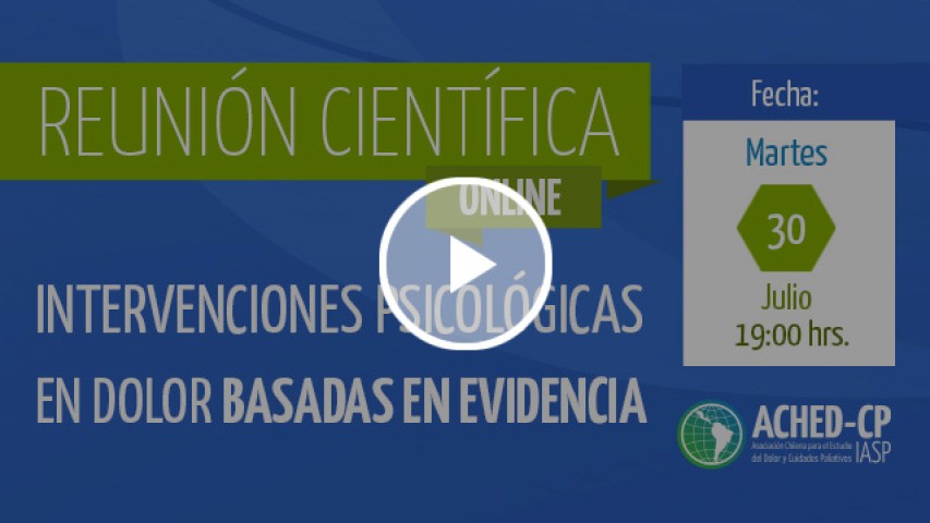 Intervenciones Psicológicas en Dolor Basadas en Evidencia